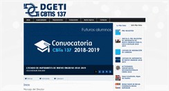 Desktop Screenshot of cbtis137.edu.mx